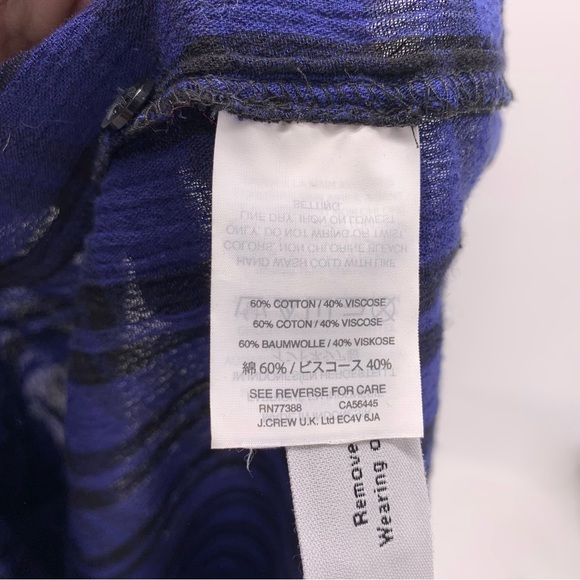 Madewell Blue and Black Casual Popover Collared Shirt Size Medium - Picture 5 of 6